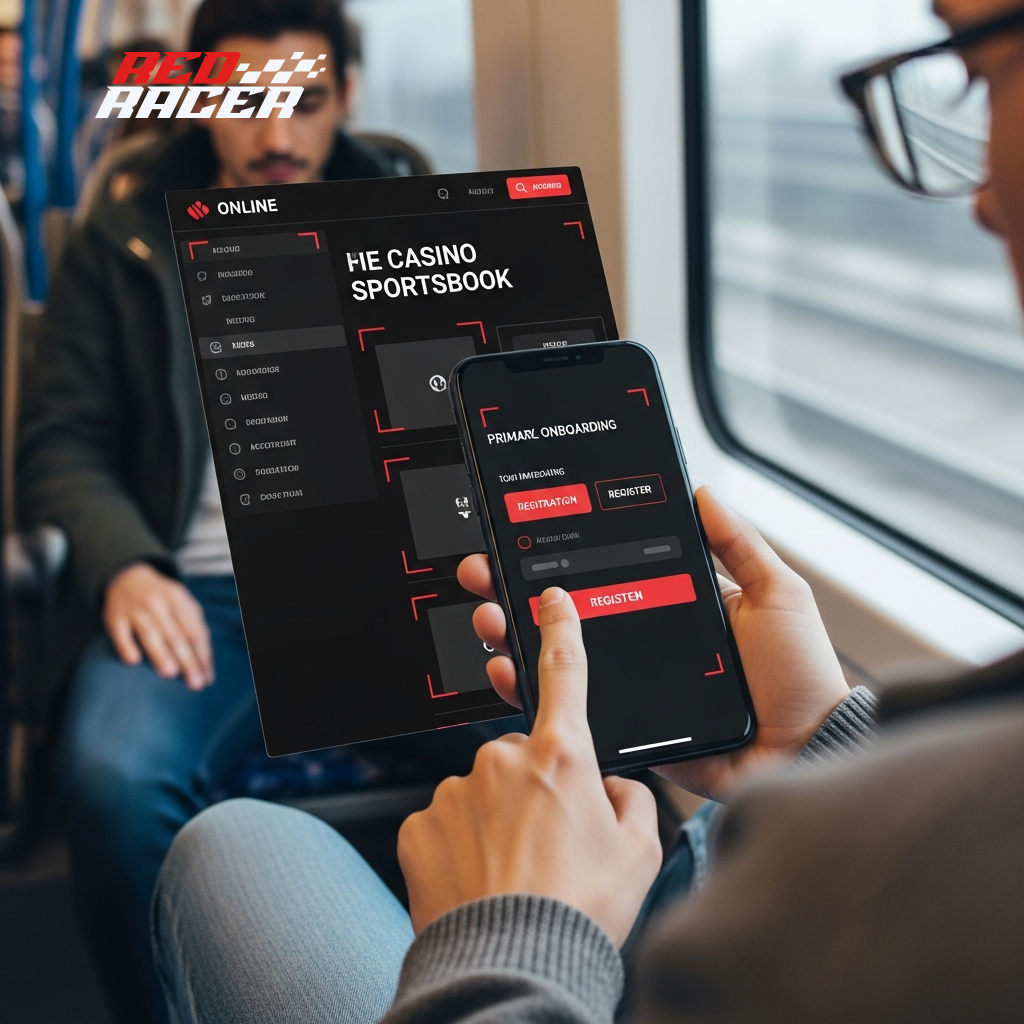 Schermata olografica di scommesse mobile.
