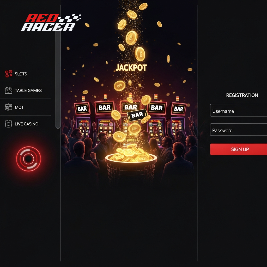 Interfaccia di un casinò online su tablet.
